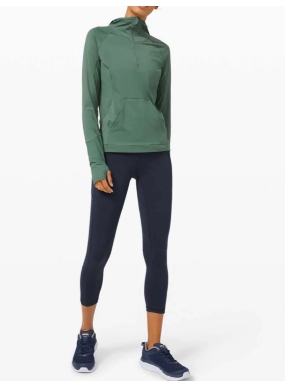 NWT Lululemon Invigorate High-Rise Crop 23” True Navy Size 2